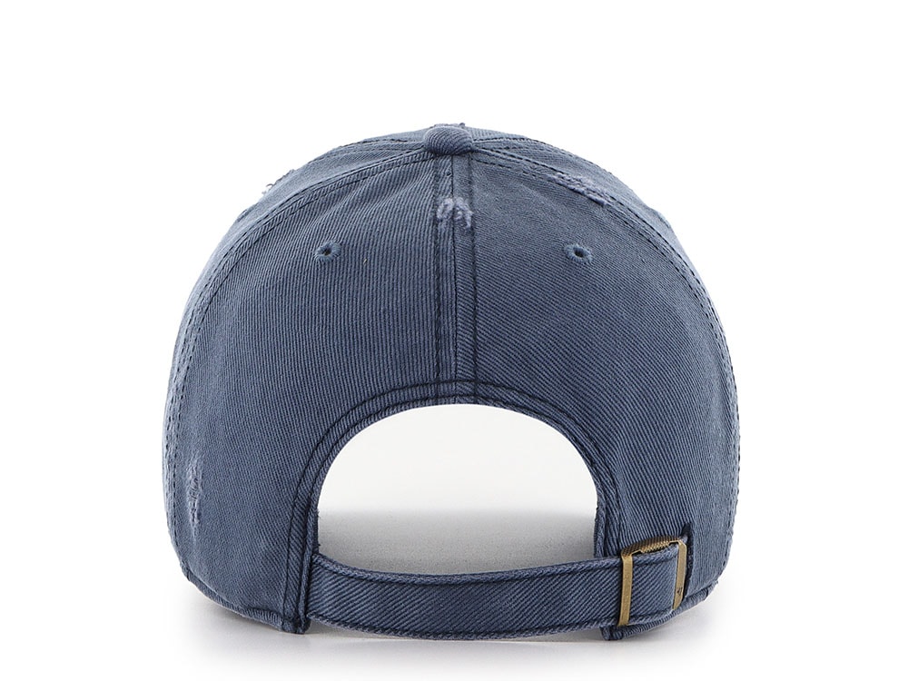 47 Brand Edmonton Oilers Weathered Blue Clean Up Strapback Gorra