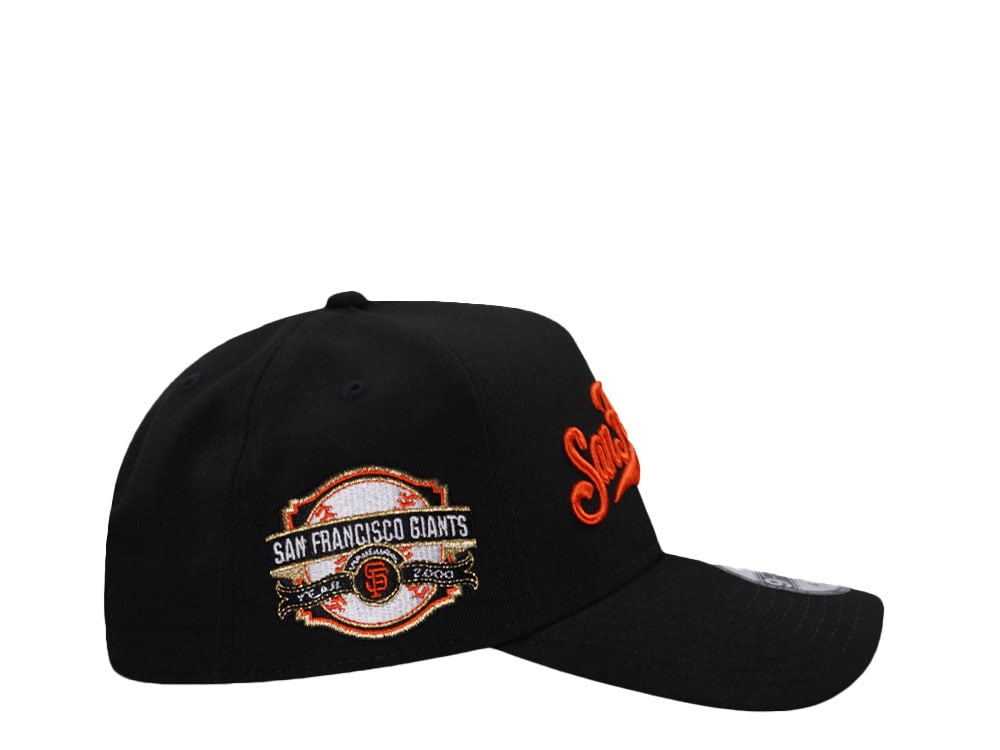 New Era San Francisco Giants Inaugural Year 2000 Black Throwback Edition 9Forty A Frame Snapback Gorra