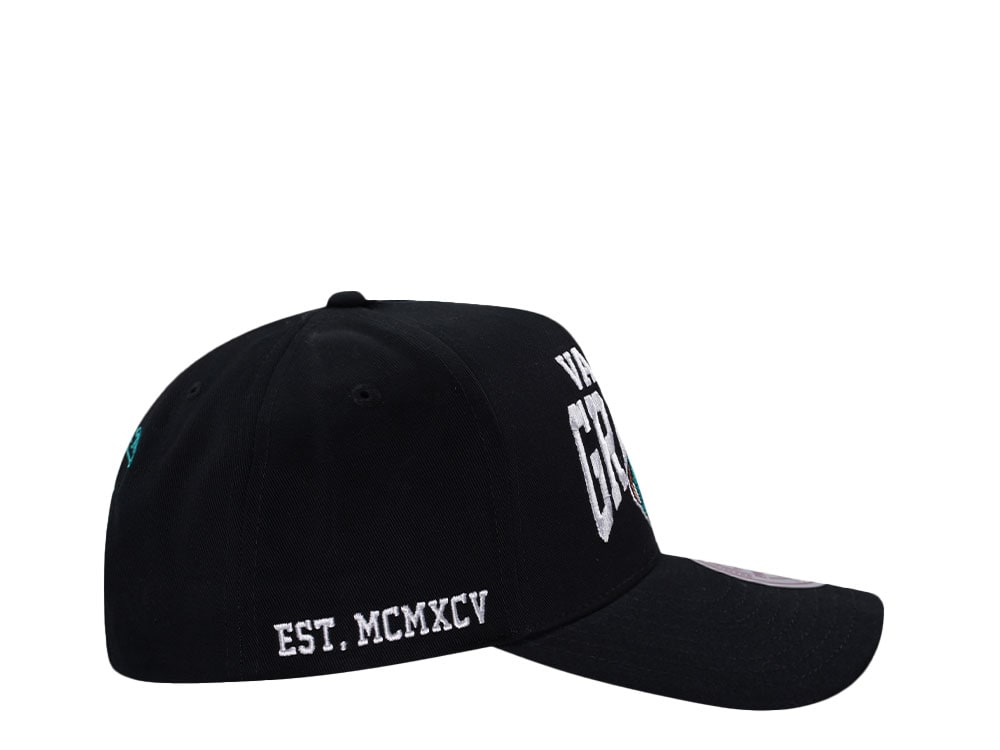 Mitchell & Ness Memphis Grizzlies Black Pro Pinch Fit Snapback Gorra