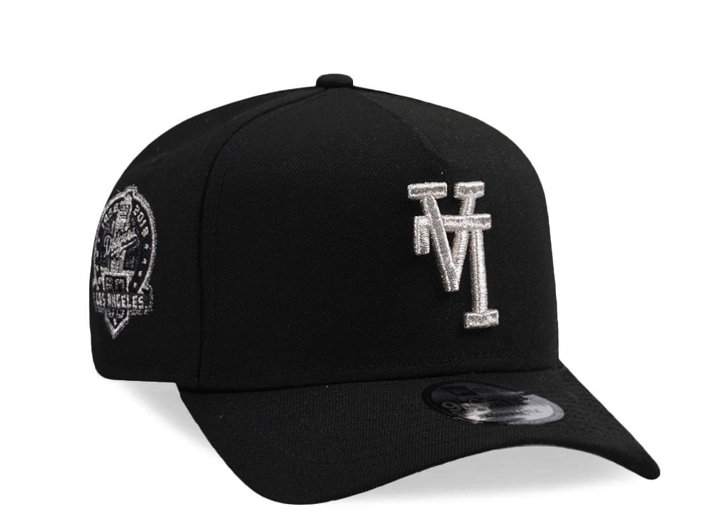 New Era Los Angeles Dodgers 60th Anniversary Upside Down Black Prime Edition 9Forty A Frame Snapback Gorra