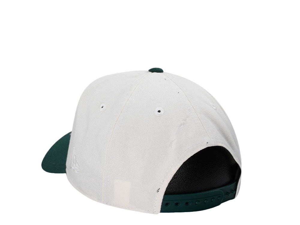 New Era Oakland Athletics World Series 1985 Chrome Two Tone Edition 9Forty A Frame Snapback Gorra