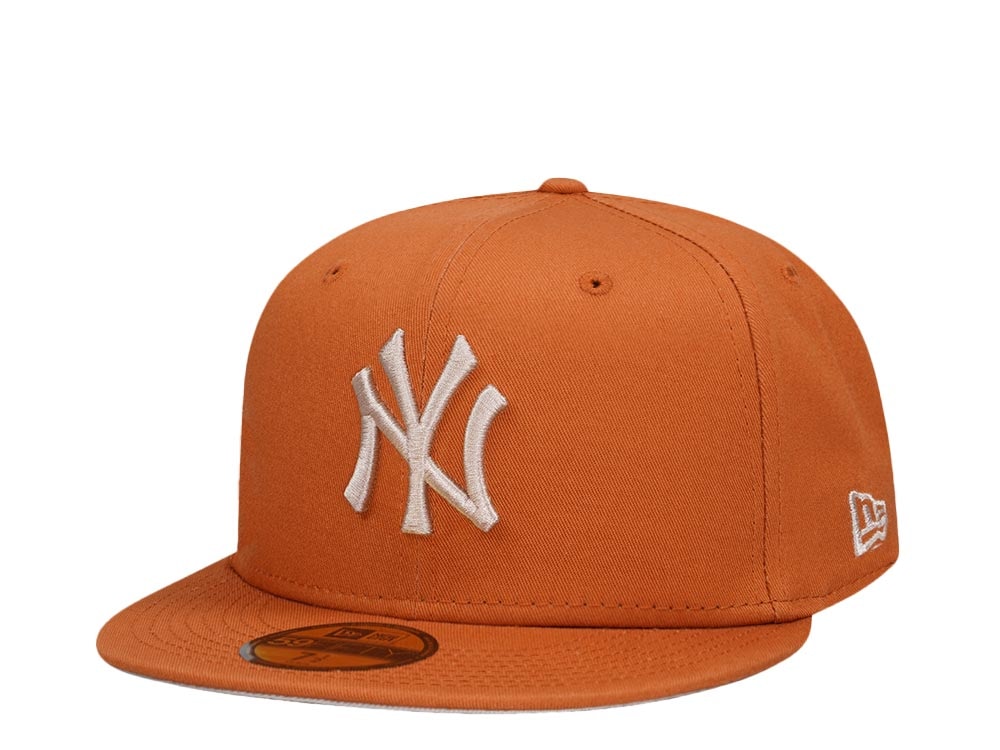 New Era New York Yankees League Essential Brown Edition 59Fifty Fitted Gorra