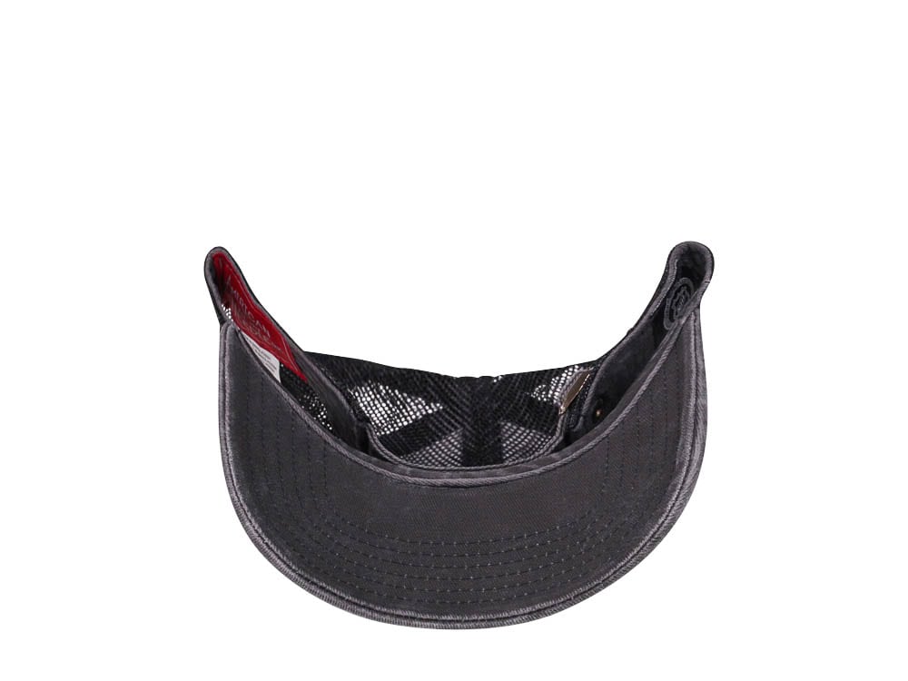 American Needle Arizona Coyotes Black Trucker Strapback Gorra