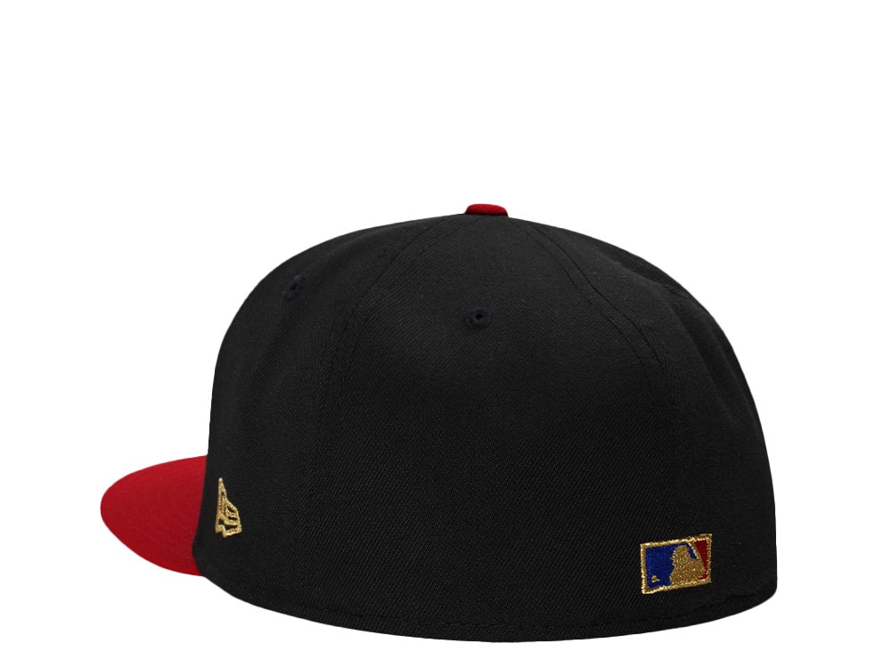 New Era Cincinnati Reds MLB 125th Anniversary Black Two Tone Edition 59Fifty Fitted Gorra