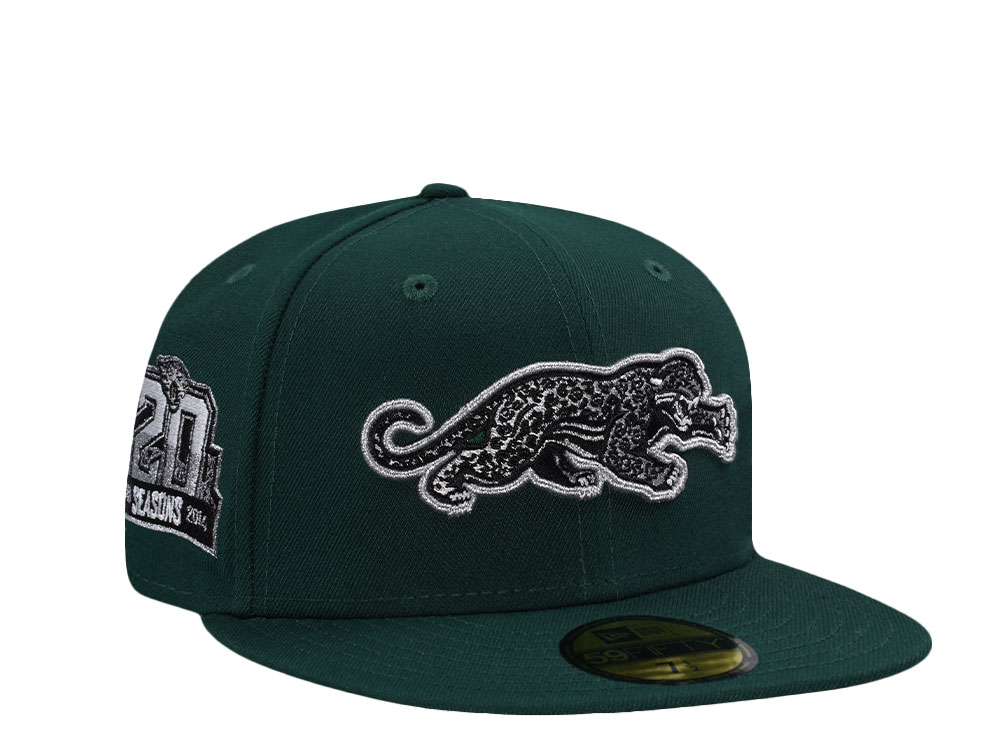 New Era Jacksonville Jaguars 20 Seasons Racing Green Prime Edition 59Fifty Fitted Gorra