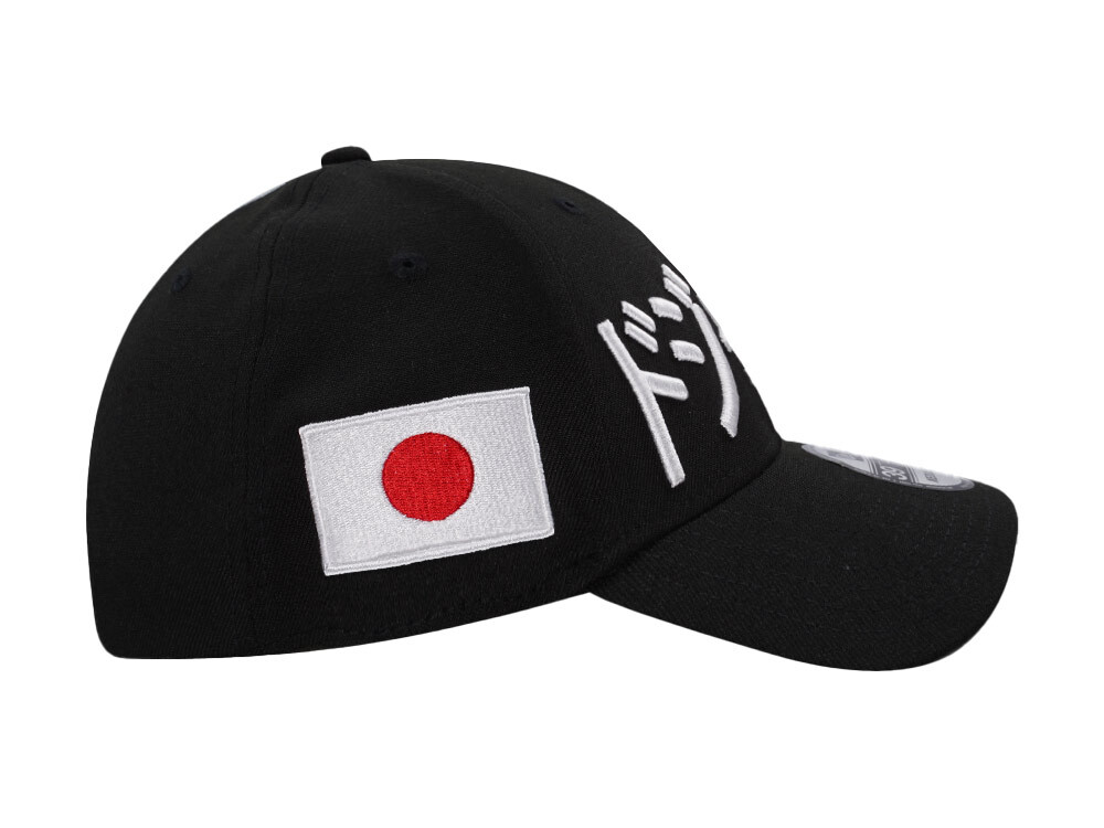 New Era Los Angeles Dodgers Kanji Japan Black Edition 39Thirty Stretch Gorra