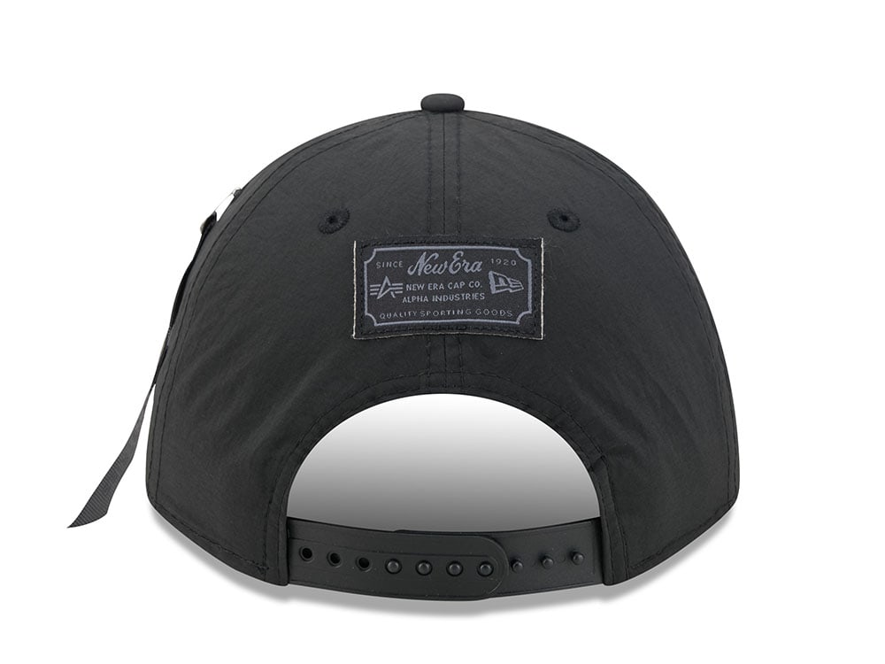 New Era Alpha Industries Detroit Tigers Black Prime Edition 9Forty M Crown A Frame Snapback Gorra