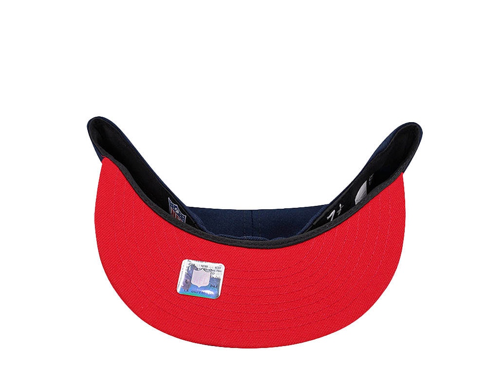 New Era New England Patriots Blue and Red Edition 59Fifty Fitted Gorra