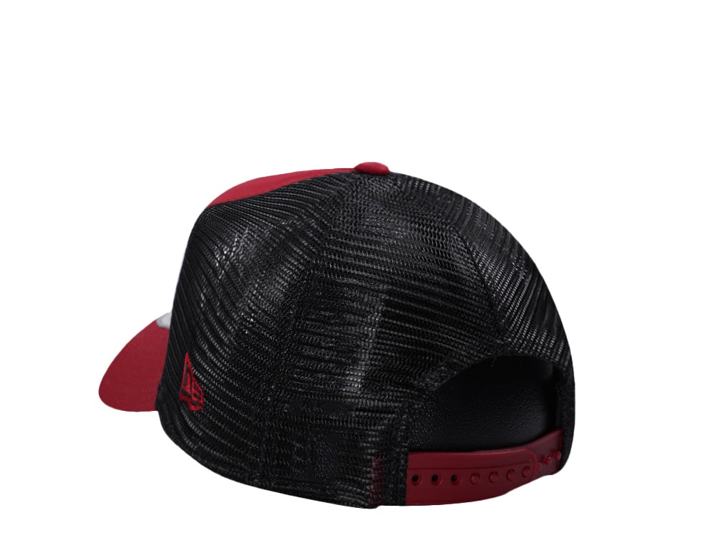 New Era AS Roma Tonal Maroon Edition 9Forty A Frame Trucker Snapback Gorra