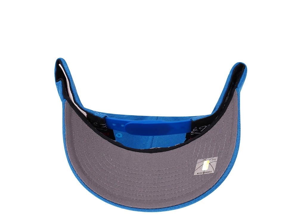 Mitchell & Ness Dallas Mavericks Team Ground Red Line Solid Flex Snapback Gorra