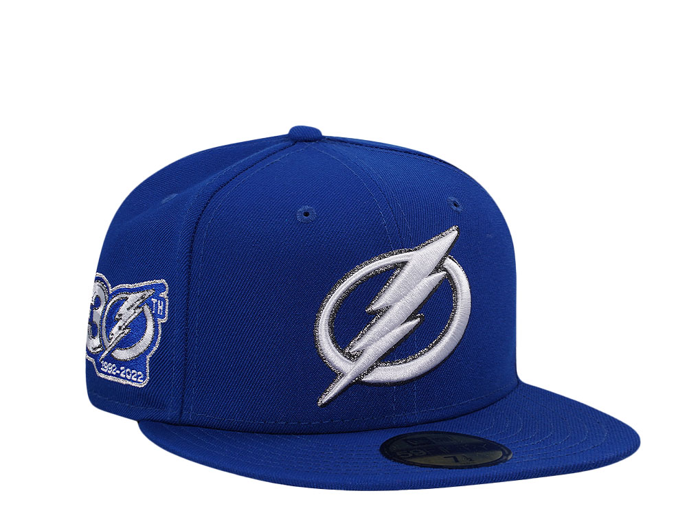 New Era Tampa Bay Lightning 30th Anniversary Royal Prime Edition 59Fifty Fitted Gorra