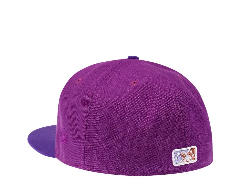 New Era Buffalo Bisons Sliding Purple Berry Prime Edition 59Fifty Fitted Gorra