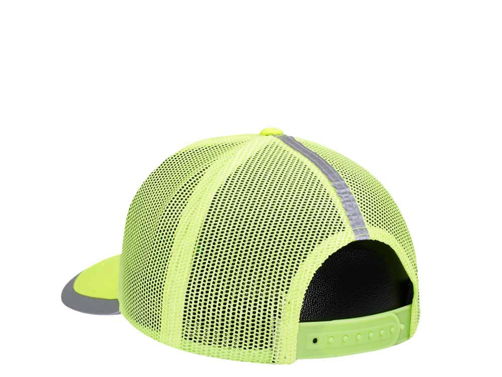 John Deere Construction Logo Yellow Trucker Snapback Gorra