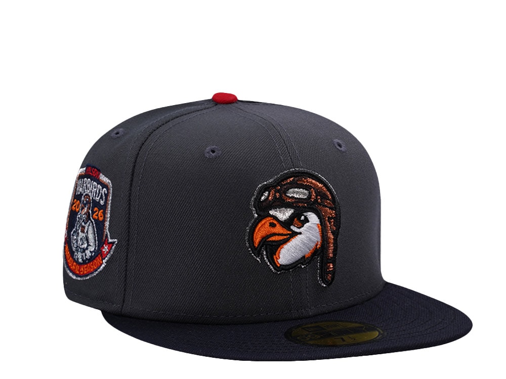 New Era Wilson Warbirds Inaugural Season 2026 Dark Gray Two Tone Edition 59Fifty Fitted Gorra