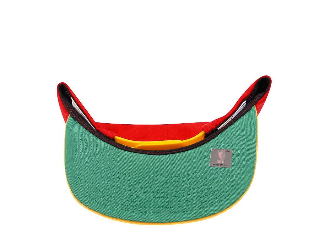 Mitchell & Ness Atlanta Hawks Hardwood Classics 2 Tone Snapback Gorra