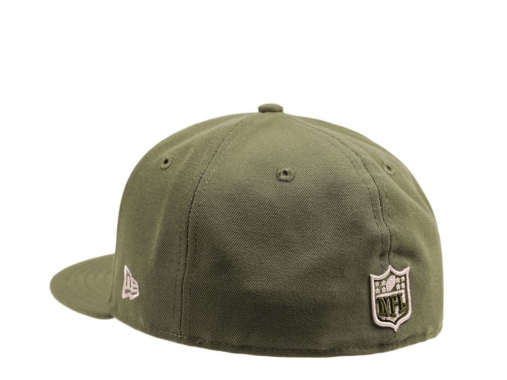 New Era New England Patriots Army Green Edition 59Fifty Fitted Gorra