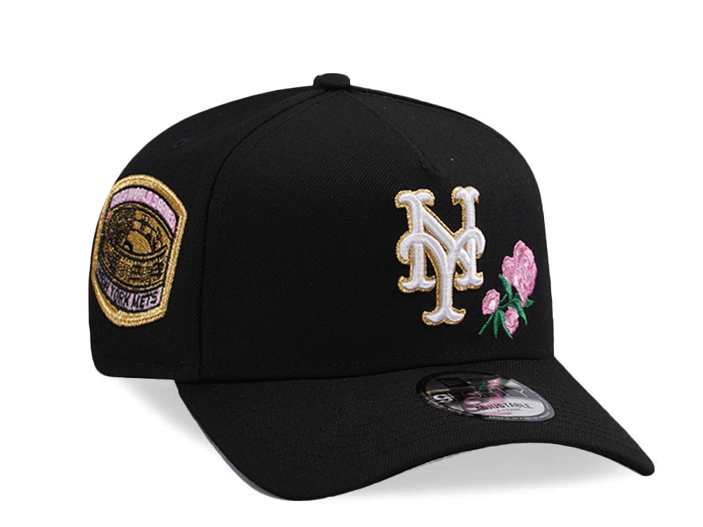 New Era New York Mets World Series 1969 Black Prime Edition 9Forty A Frame Snapback Gorra