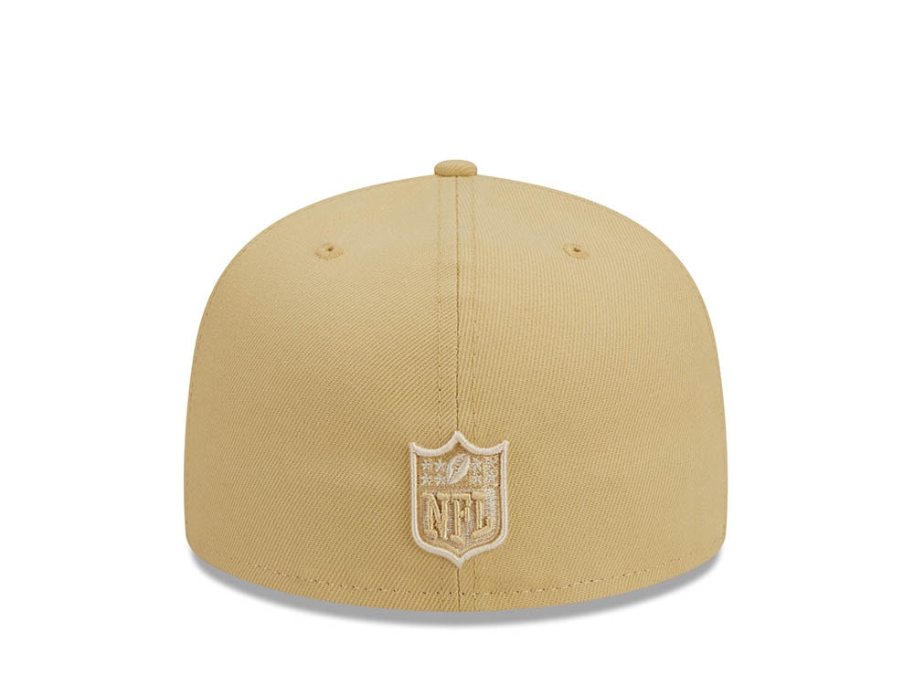New Era Buffalo Bills Pro Bowl Hawaii 1988 Raffia Front Vegas Gold Edition 59Fifty Fitted Gorra