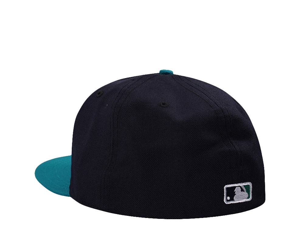 New Era Seattle Mariners Wool Authentic On-Field Green Two Tone Edition 59Fifty Fitted Gorra
