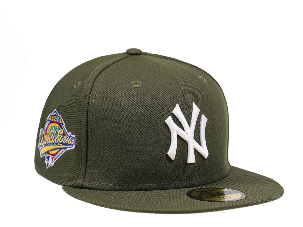 New Era New York Yankees World Series 1996 Rifle Green and Stone Edition 59Fifty Fitted Gorra