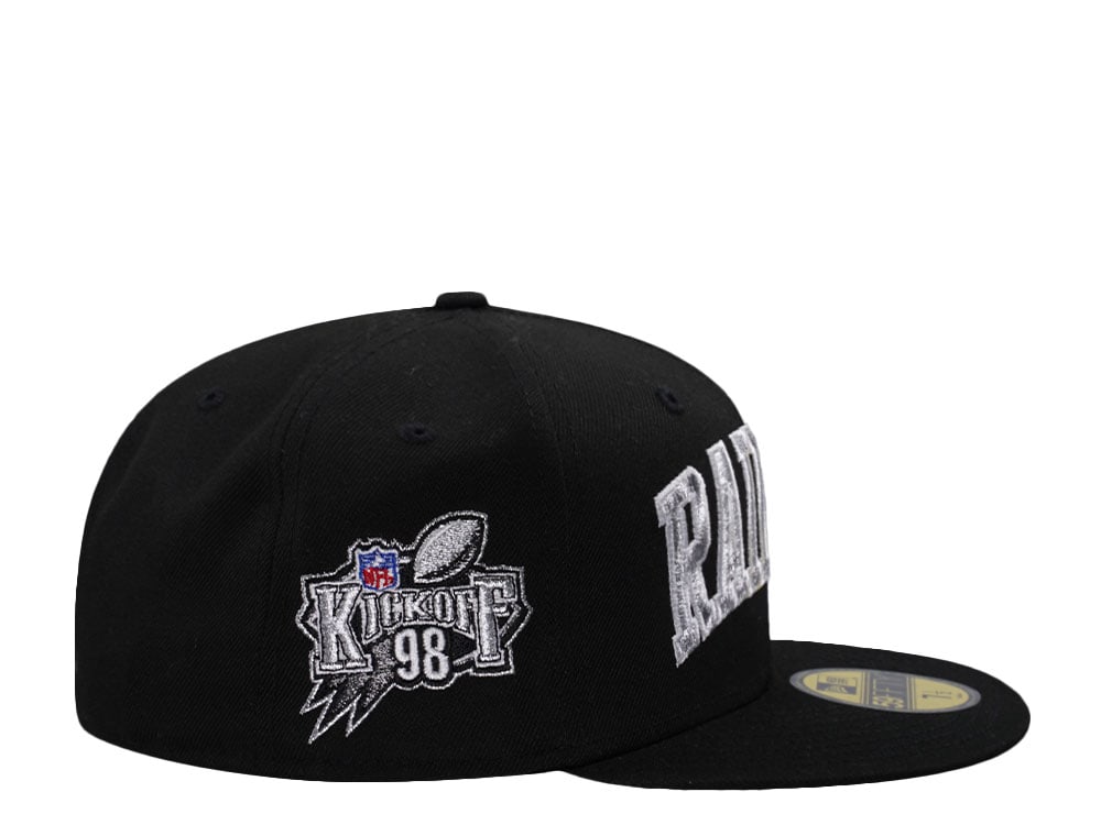 New Era Las Vegas Raiders Kickoff 1998 Metallic Prime Edition 59Fifty Fitted Gorra