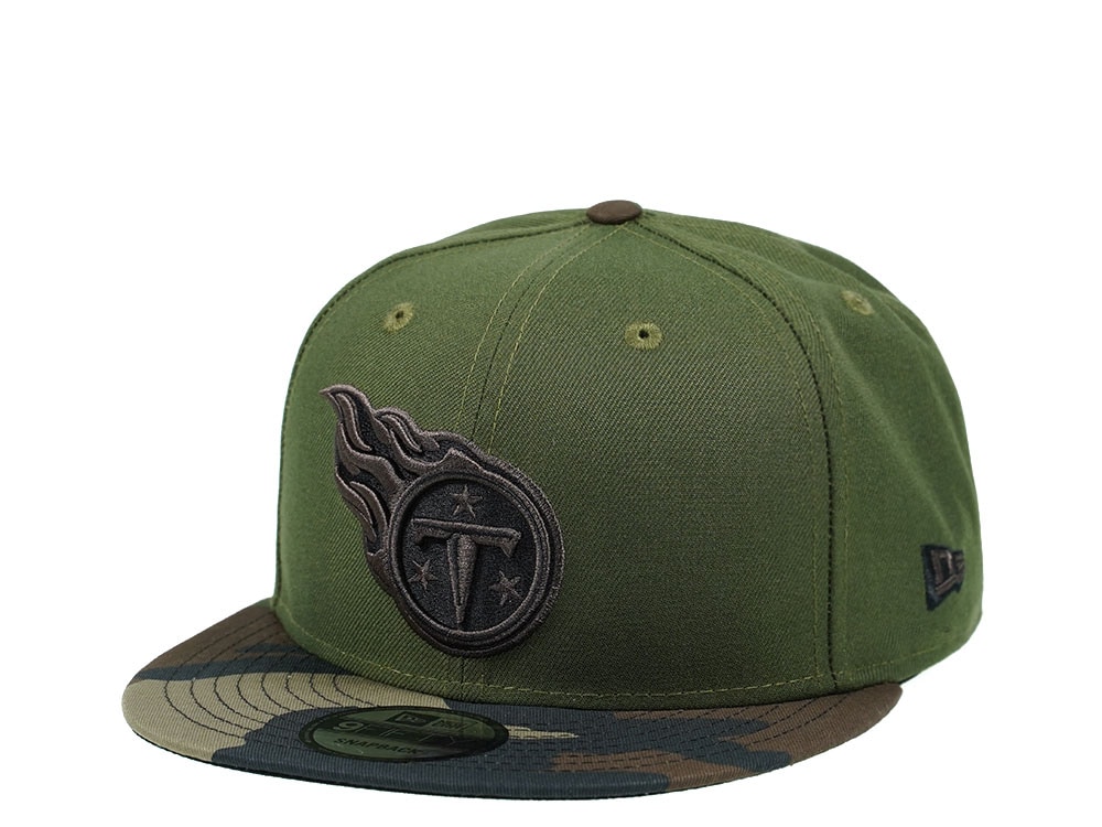 New Era Tennessee Titans Wood Camo 9Fifty Snapback Gorra
