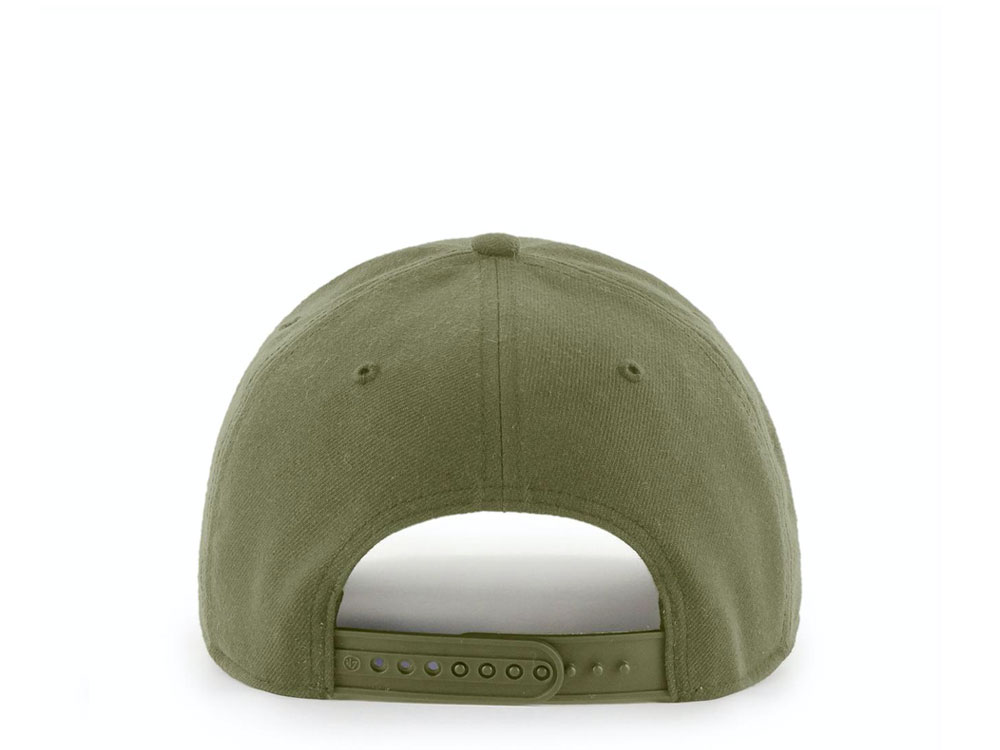 47Brand New York Yankees Cold Zone Classic DP Olive Snapback Gorra