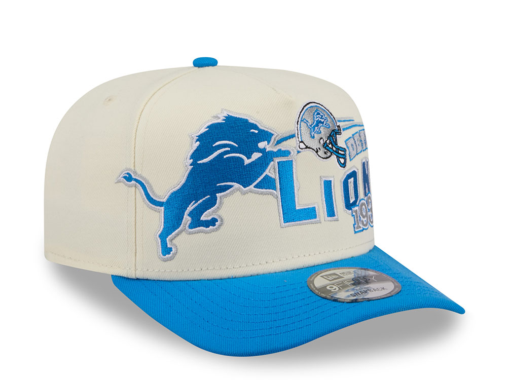 New Era Detroit Lions Classic Logo Two Tone Edition 9Fifty A Frame Snapback Gorra