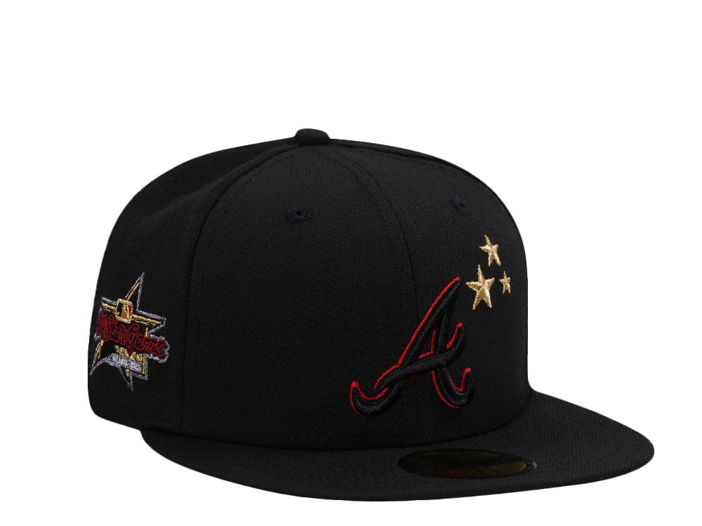 New Era Atlanta Braves All Star Game 2025 Black Prime Edition 59Fifty Fitted Gorra