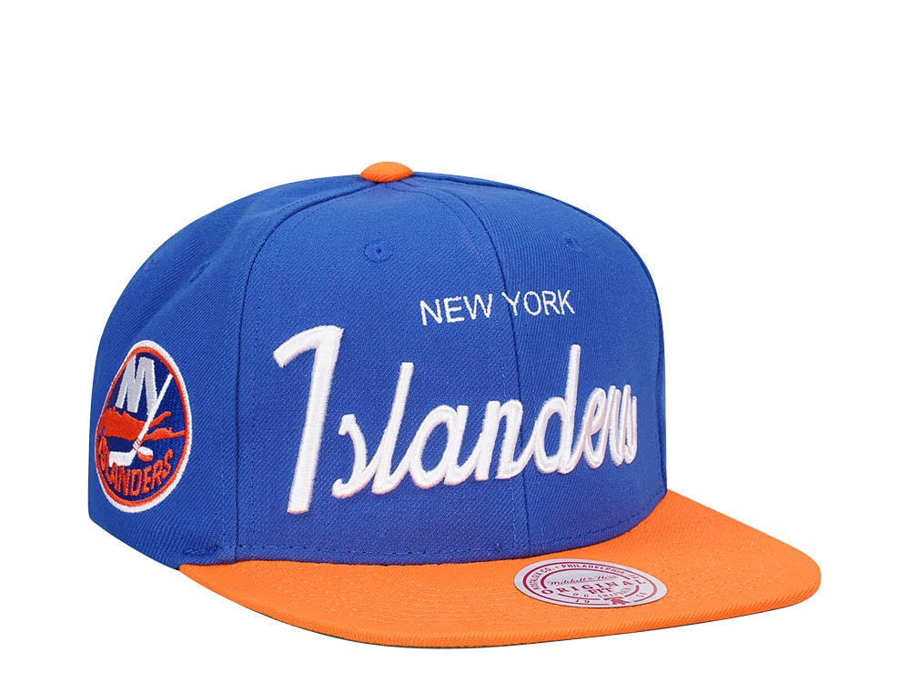 Mitchell & Ness New York Islanders Vintage Script Snapback Gorra
