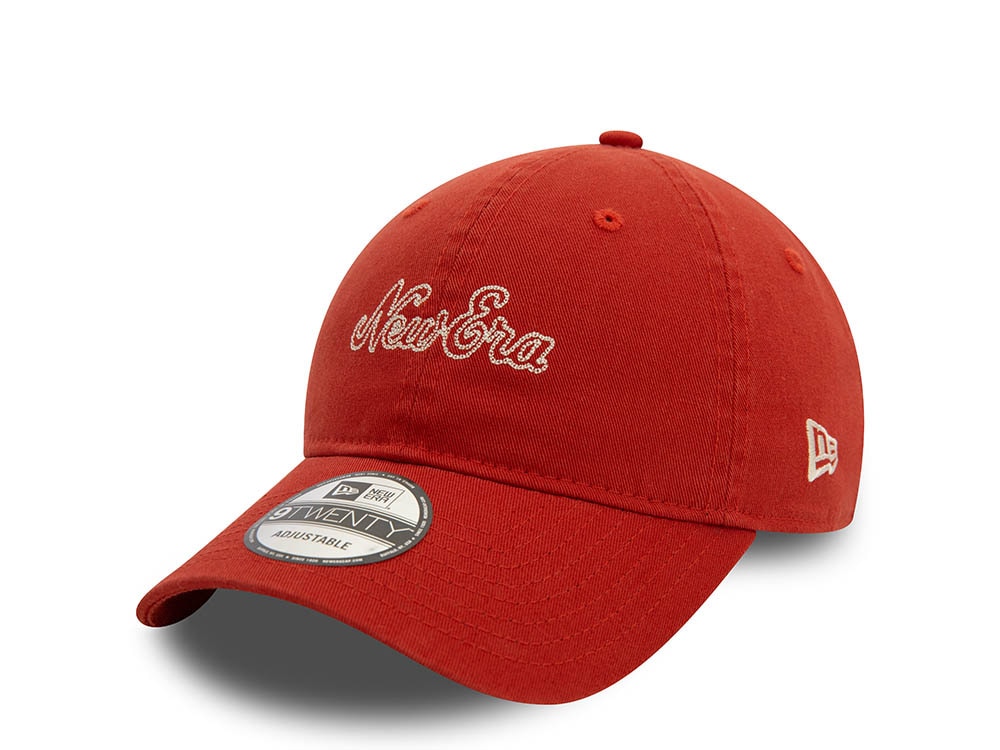New Era New Era Classic Logo Red 9Twenty Strapback Gorra