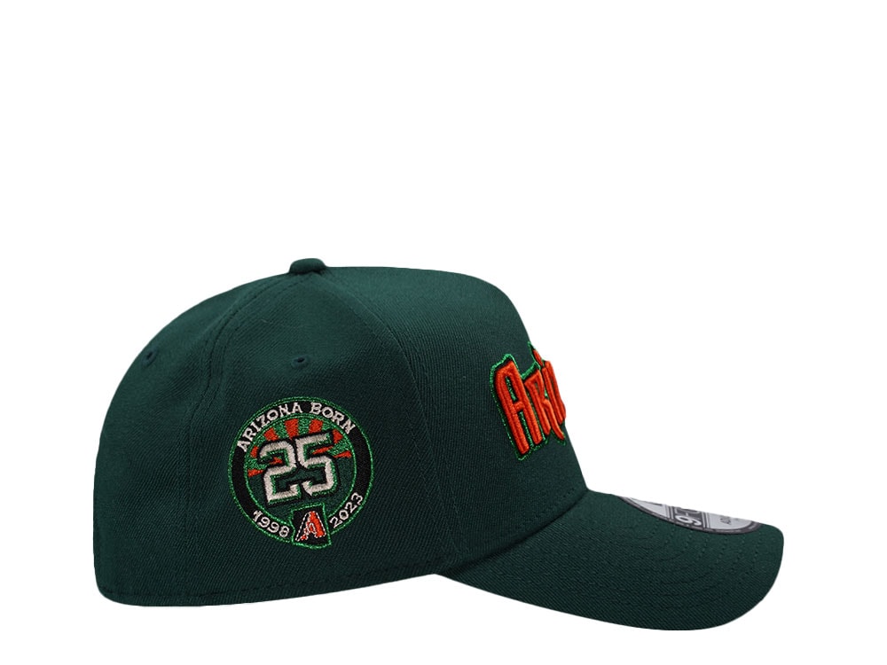 New Era Arizona Diamondbacks 25th Anniversary Green Prime Edition 9Forty A Frame Snapback Gorra