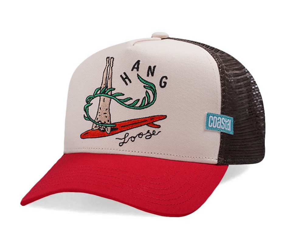 Djinns HFT Hang Loose Creme Coastal Edition Trucker Snapback Gorra