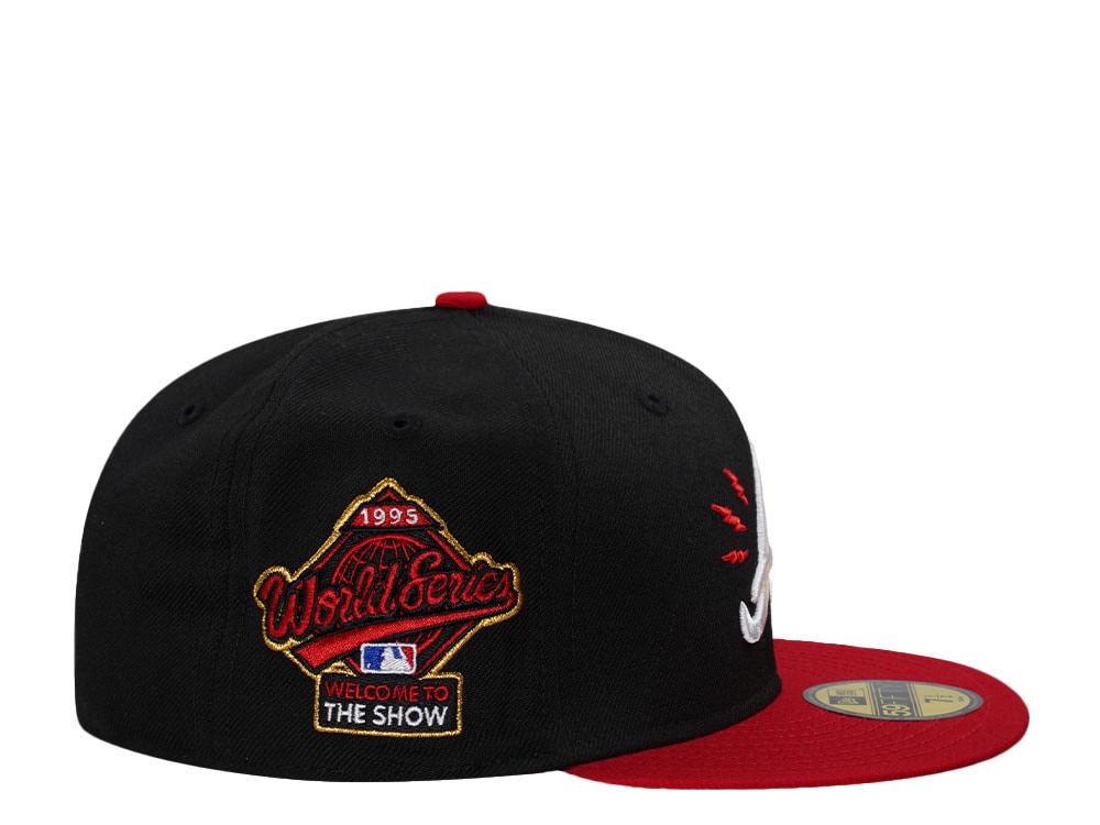 New Era Atlanta Braves World Series 1995 Wool Two Tone Throwback Edition 59Fifty Fitted Gorra