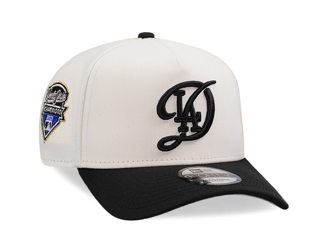 New Era Los Angeles Dodgers World Series Champions Chrome Two Tone Edition 9Forty A Frame Snapback Gorra
