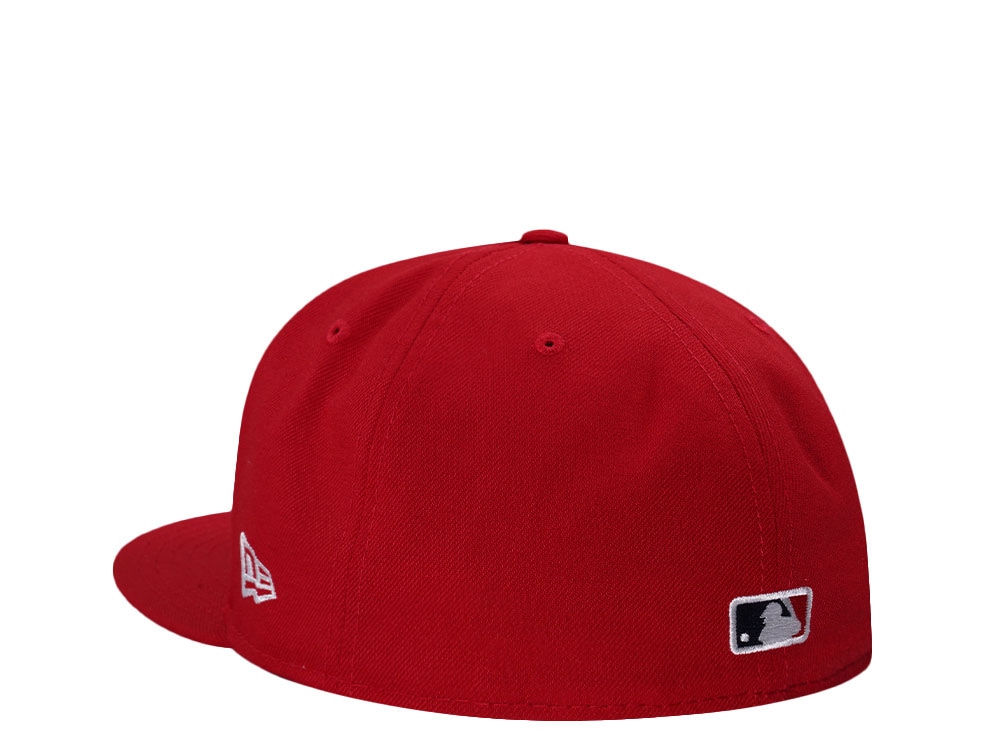 New Era Los Angeles Dodgers World Series 2024 Champions Red Edition 59Fifty Fitted Gorra