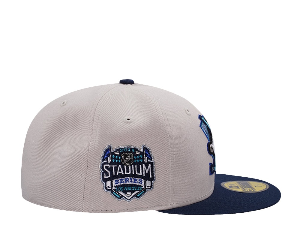 New Era Anaheim Ducks Stadium Series Stone Two Tone Edition 59Fifty Fitted Gorra
