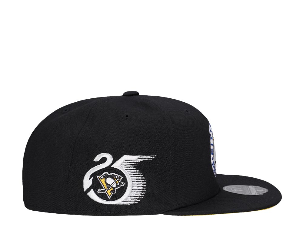 Mitchell & Ness Pittsburgh Penguins 25th Anniversary Vintage Edition Dynasty Fitted Gorra