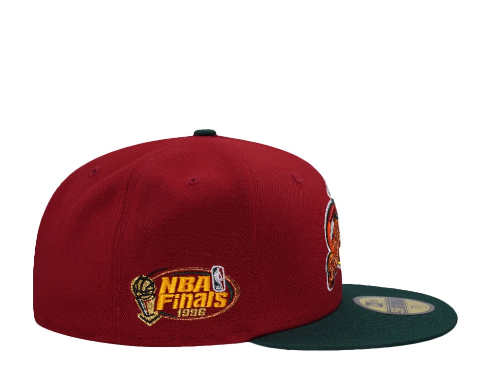 New Era Seattle Supersonics NBA Finals 1996 Red Two Tone Edition 59Fifty Fitted Gorra