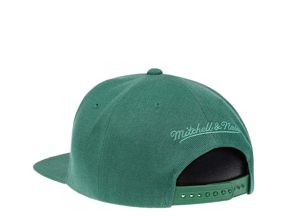 Mitchell & Ness Dallas Mavericks Green Hardwood Classic Snapback Gorra