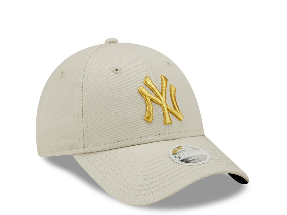 New Era New York Yankees Metallic Logo Womens 9Forty Strapback Gorra
