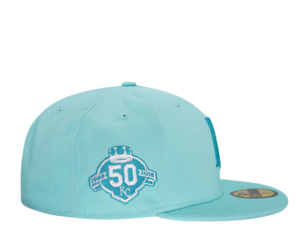 New Era Kansas City Royals 50th Anniversary Teal Edition 59Fifty Fitted Gorra