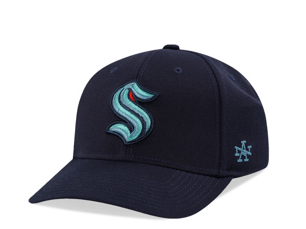 American Needle Seattle Kraken Stadium Navy Snapback Gorra