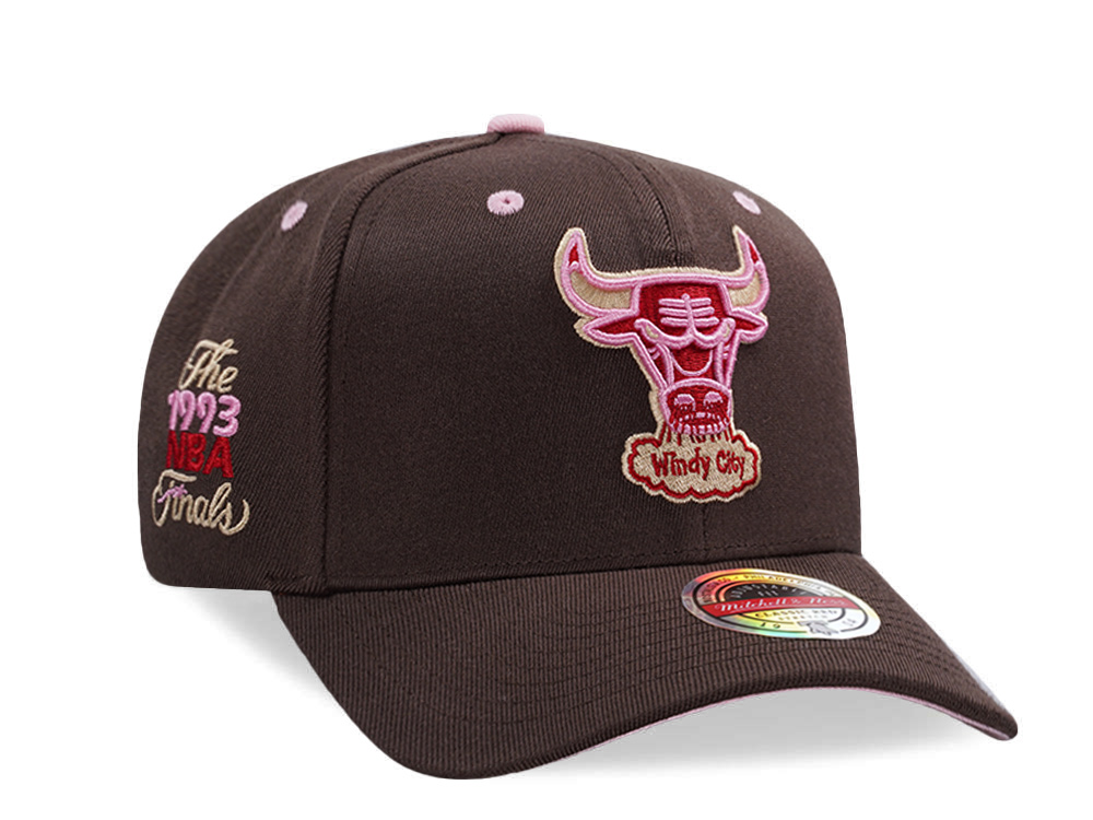 Mitchell & Ness Chicago Bulls NBA Finals 1993 Hardwood Classic Brown Sugar Edition Snapback Gorra