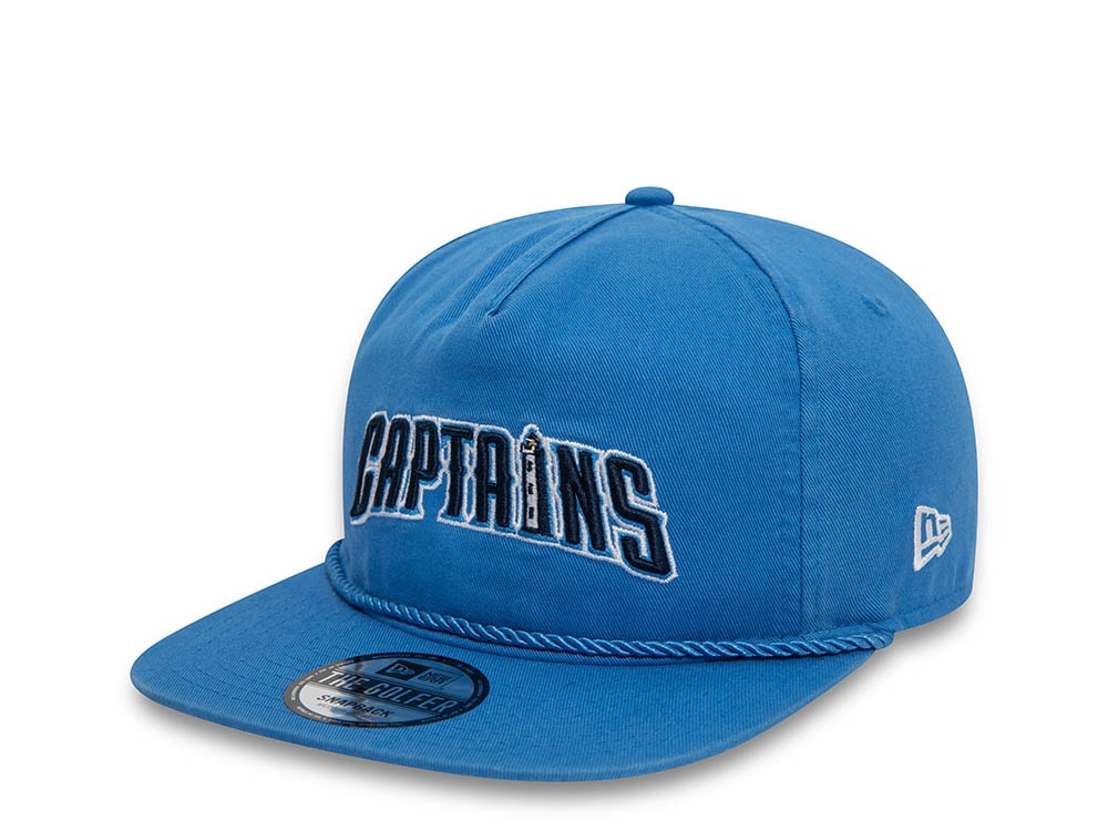 New Era Lake County Captains Blue A Frame Golfer Snapback Gorra