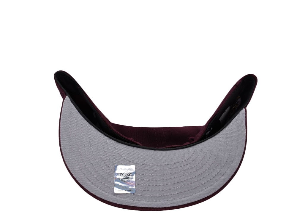 New Era New Jersey Devils 20th Anniversary Maroon Prime Edition 59Fifty Fitted Gorra