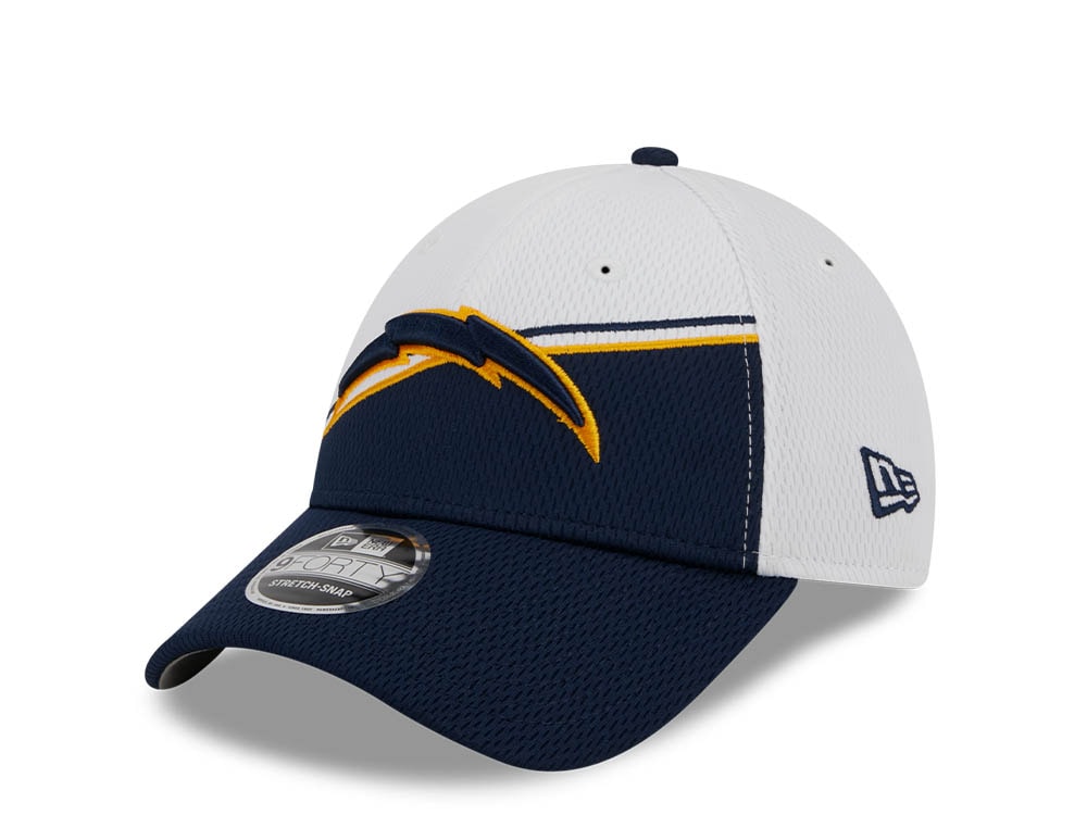 New Era Los Angeles Chargers NFL Sideline 2023 Navy White  9Forty Snapback Gorra