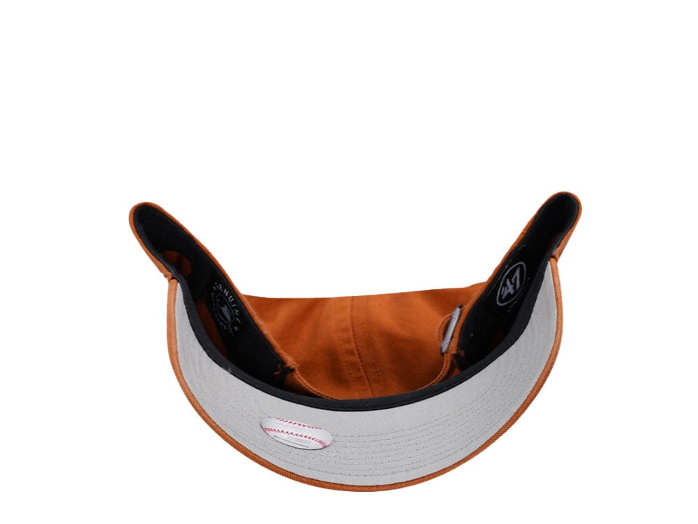 47Brand New York Yankees Burnt Orange Base Runner Clean up Strapback Gorra