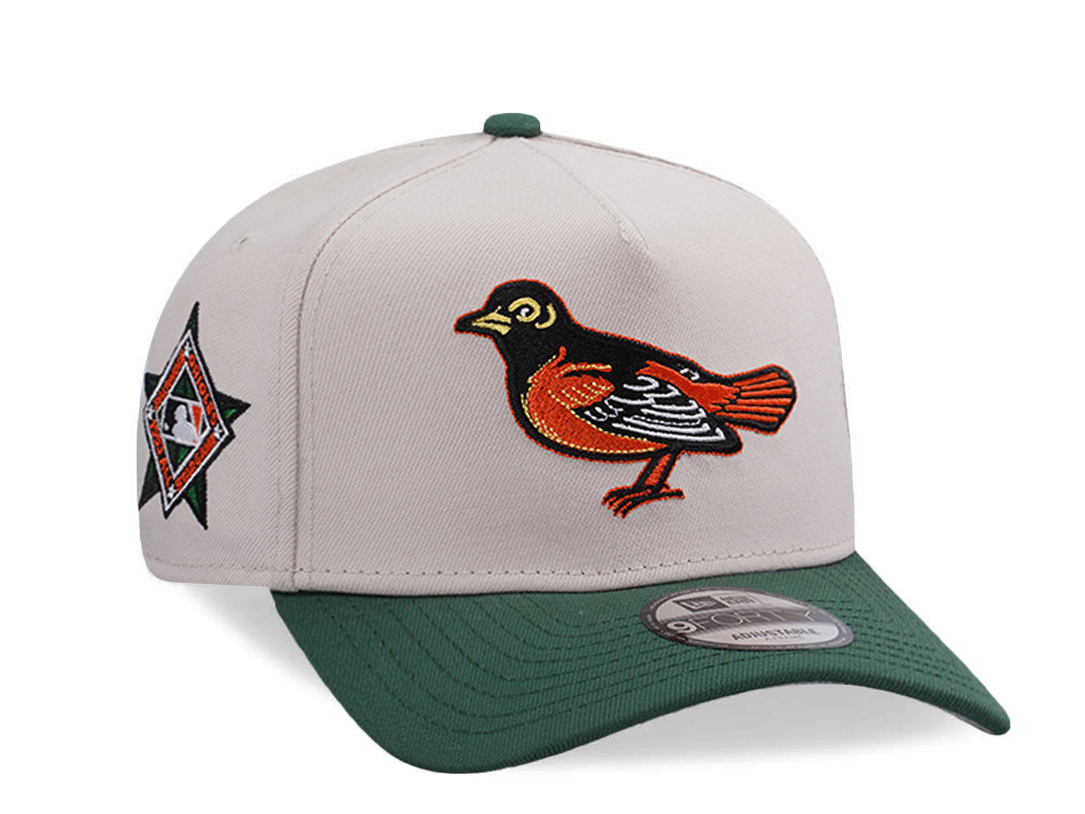New Era Baltimore Orioles All Star Game 1993 Stone Two Tone Edition 9Forty A Frame Snapback Gorra