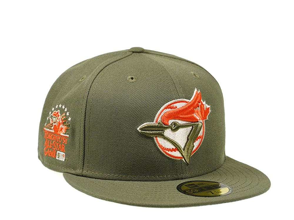 New Era Toronto Blue Jays All Star Game 1991 Olive Edition 59Fifty Fitted Gorra